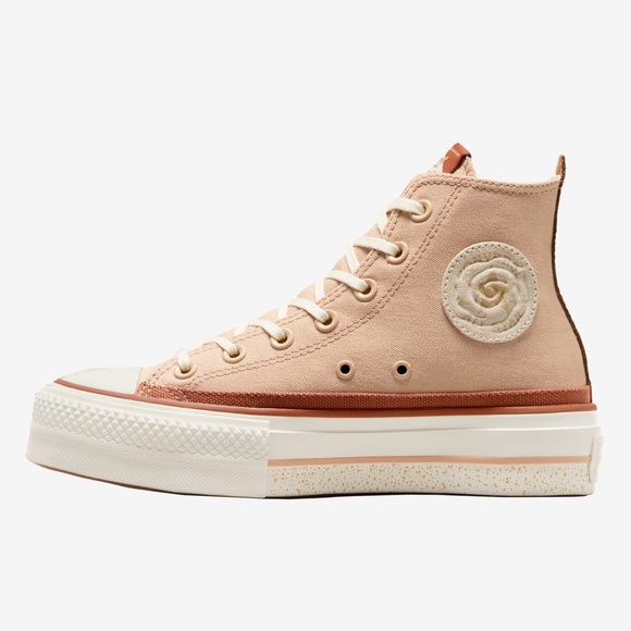 Converse Womens Chuck Taylor All Star Lift Platform Chai Latte A08693C - Picture 1 of 8